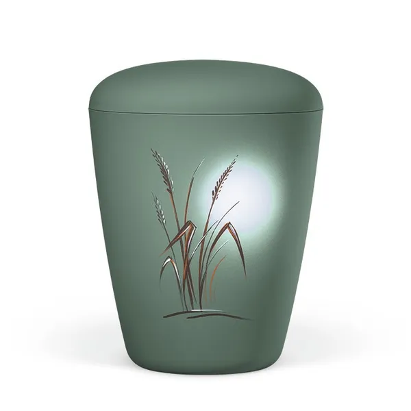 URNE, OLIVENGRØNN MED AKS  26570