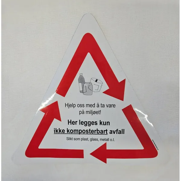 EMBLEM,  IKKE KOMPOSTERBART