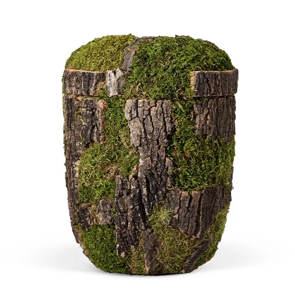 URNE NATUR M/BARK OG MOSE 21991