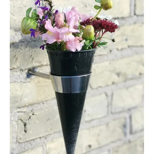 Vaseholder "Villie", rustfritt stål