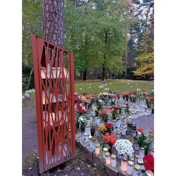 Lysskap "Strå", Corten