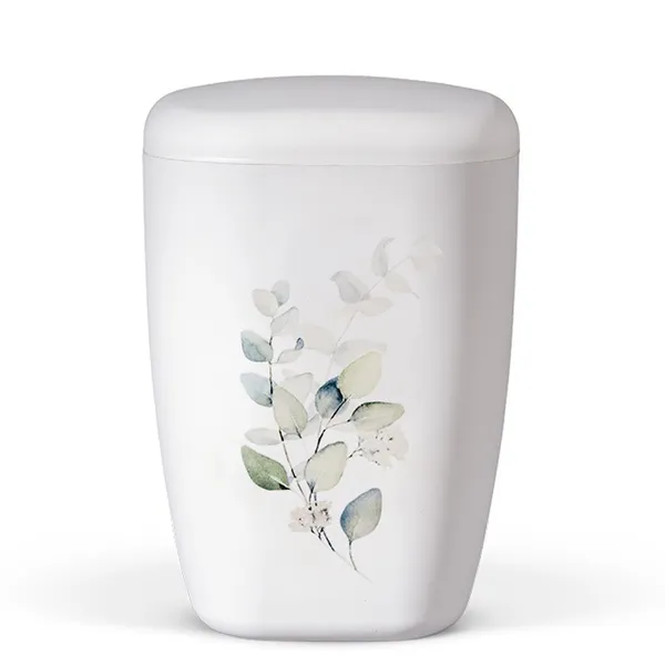 URNE, CONTURA HVIT MATT EUCALYPTUS 28103