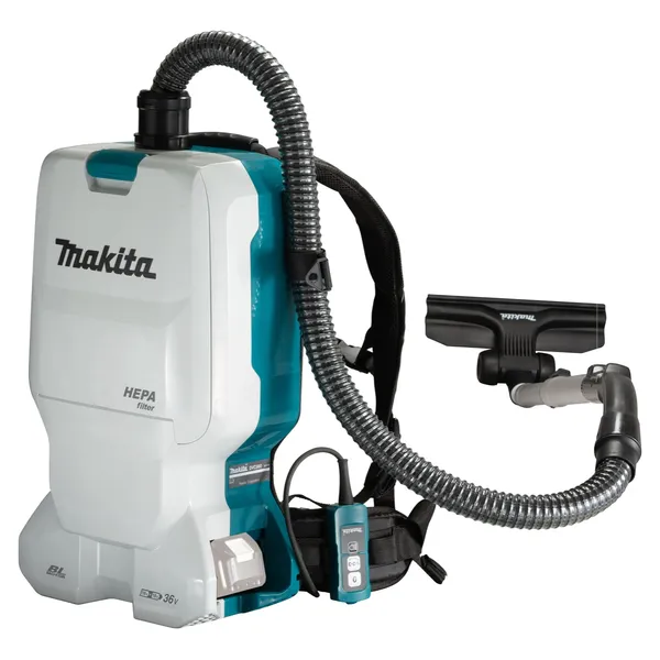 MAKITA, STØVSUGER RYGSEKK LXT 2x18V
