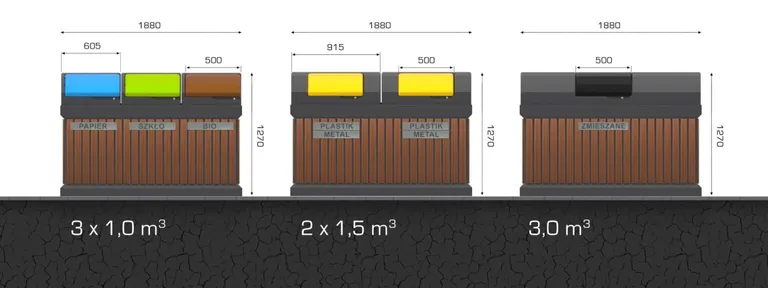 AVFALL CONTAINER QUUB