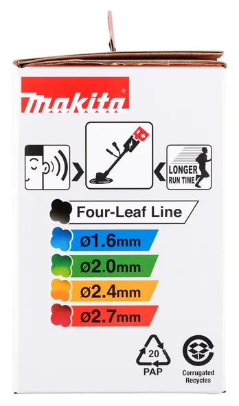 MAKITA, TRIMMER HODE 2,0MM X 4MM, M8 X 1,25RH