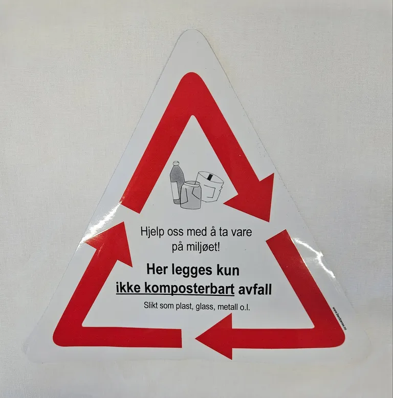 EMBLEM,  IKKE KOMPOSTERBART