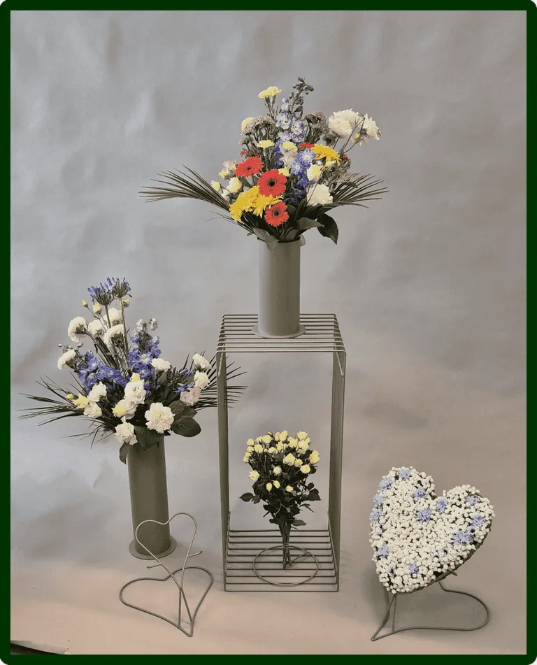 ANITA-BLOMSTERSPYD, GRØNN H- 30CM