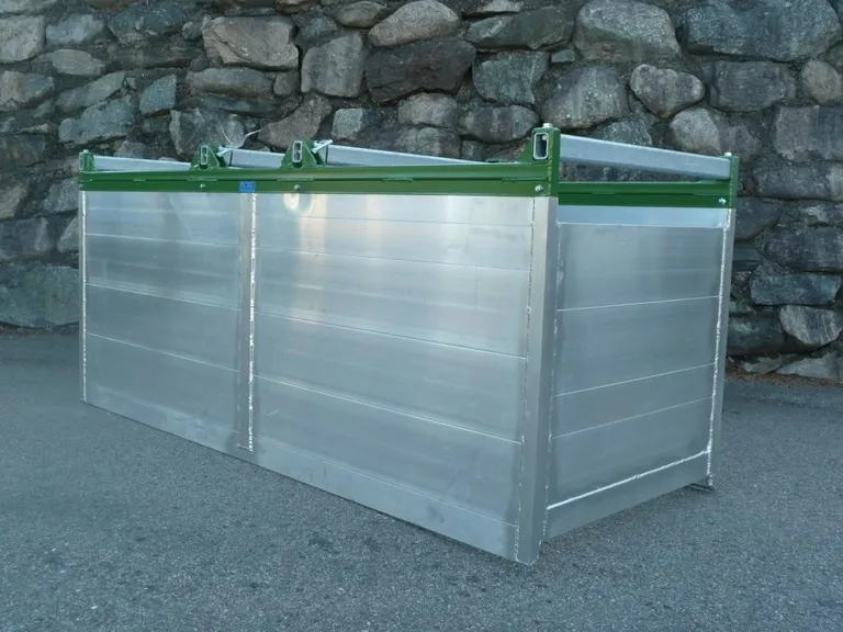 STEMPLINGSKASSE, ALUMINIUM 45 CM