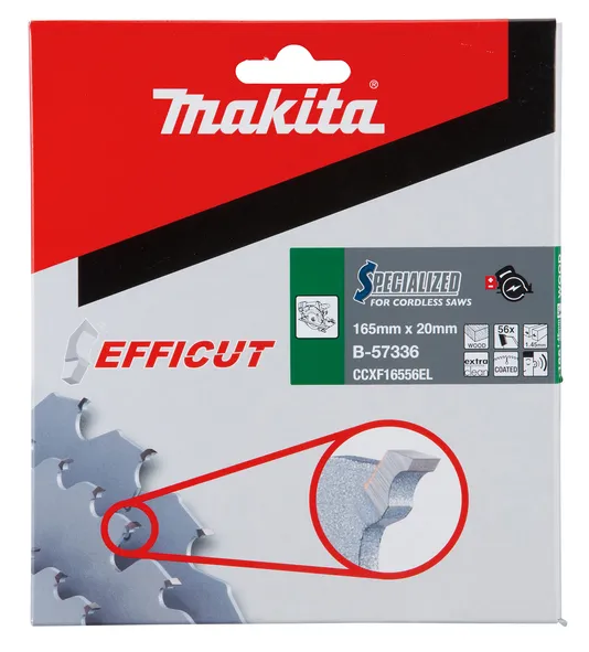 MAKITA, SAGBLAD 165X20X1 45MM 56T