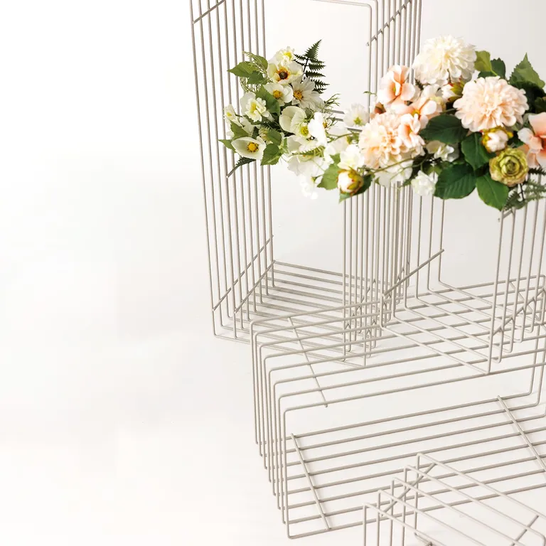 BLISS, BLOMSTERSTATIV, 6- PAKNING MED POSE, BEIGE H-750MM