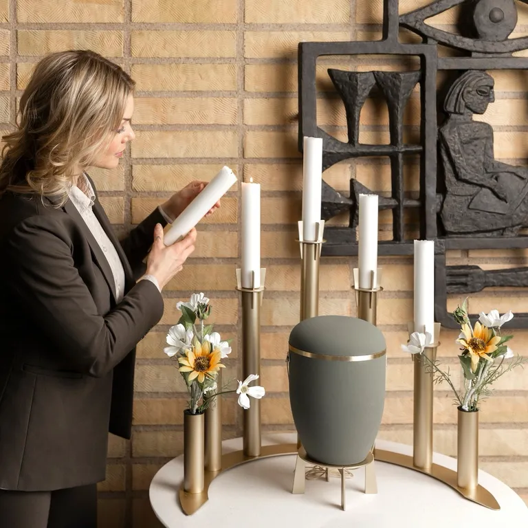 OMNI, LYSESTAKE GULL, MED 7 HOLDERE 455MM