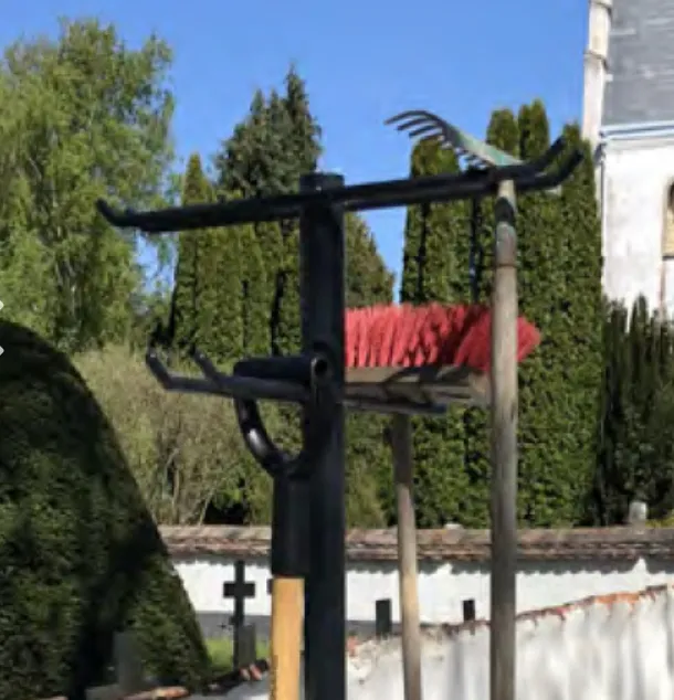 Leveres med flat topp