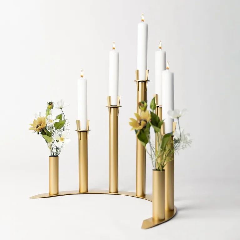 OMNI, LYSESTAKE GULL, MED 7 HOLDERE 455MM