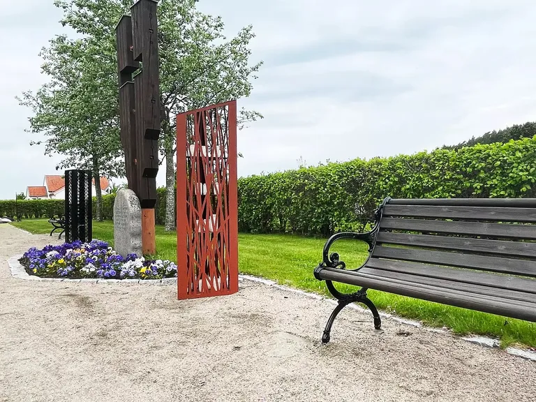 Lysskap "Strå", Corten