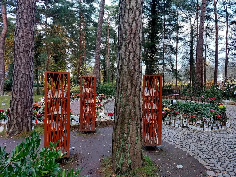 Lysskap "Strå", Corten