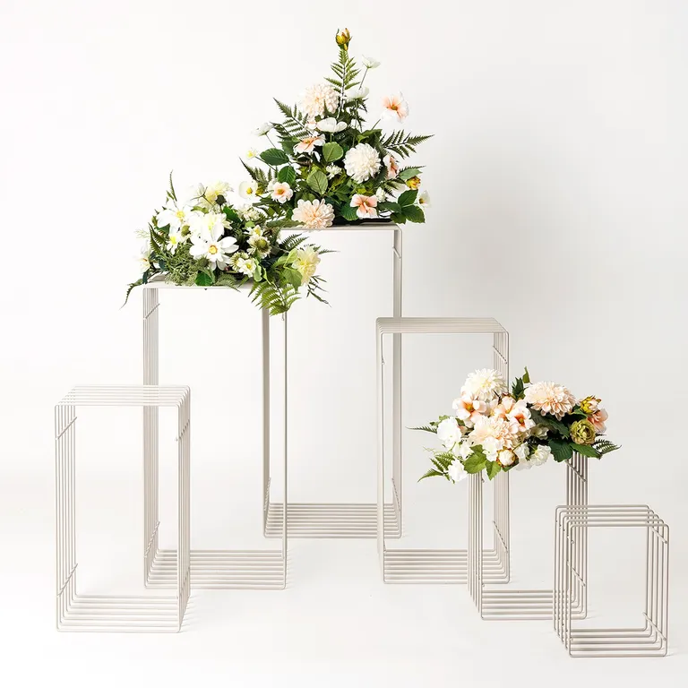BLISS, BLOMSTERSTATIV, 6- PAKNING MED POSE, BEIGE H-750MM