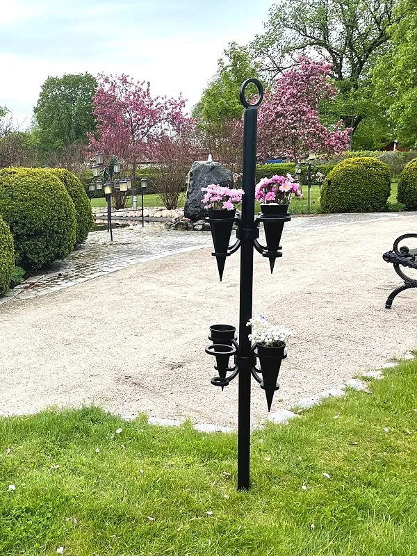 Stativ for gravvaser/gravlys 8 stk., lakkert