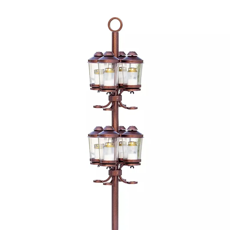 Stativ for gravvaser/gravlys 8 stk., lakkert