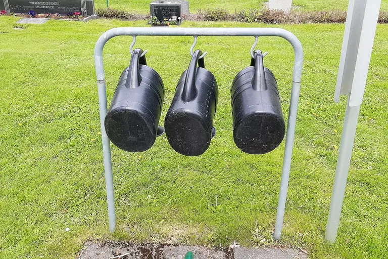 Vannkannestativ, galvanisert.