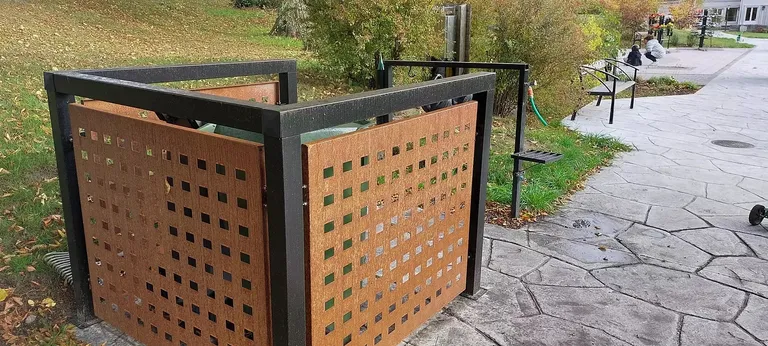 Skjermvegg "Corten"