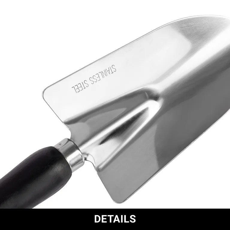 JORDFESTINGSSPADE EDELSTÅL M/ TREHÅNDTAK 28CM