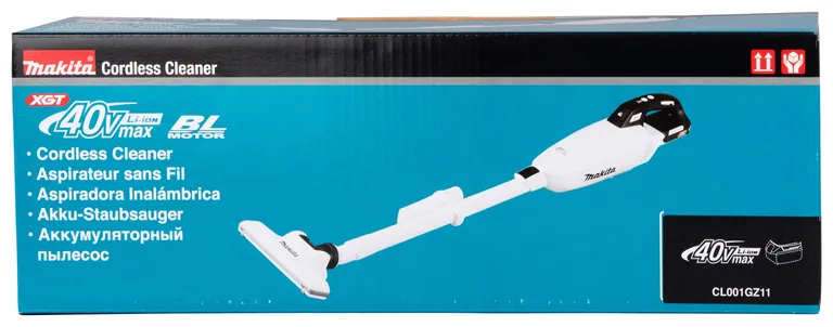 MAKITA, STØVSUGER, 40V,  210MBAR