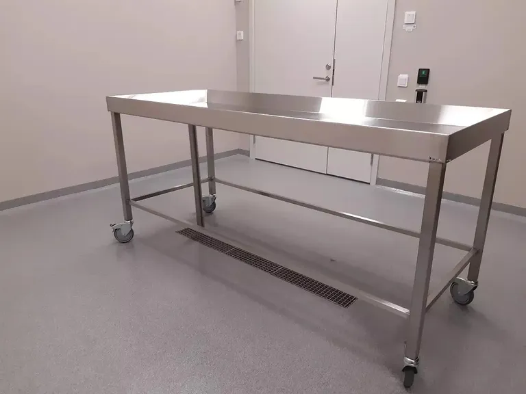 STELLEBORD, RUSTFRITT, M/ AVLØP